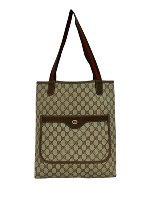 Gucci Pre-Owned 20th Century GG Supreme Web tote bag - Brown