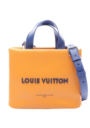 Louis Vuitton Pre-Owned 2021-2026 Leather Mini Shopper Tote satchel - Orange