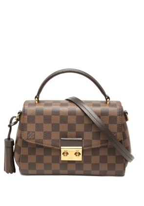 Louis Vuitton Pre-Owned 2017 Damier Ebene Croisette satchel - Brown