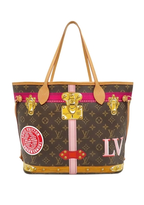 Louis Vuitton Pre-Owned 2018 Monogram Summer Trunks Neverfull MM tote bag - Brown