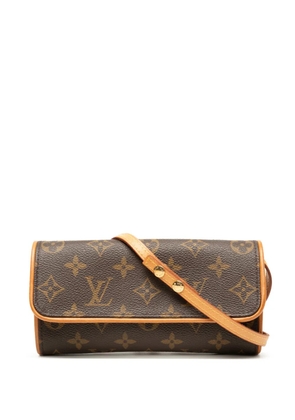 Louis Vuitton Pre-Owned 2000 Monogram Pochette Twin PM crossbody bag - Brown