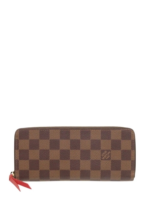 Louis Vuitton Pre-Owned 2014-2021 Damier Ebene Zippy Wallet long wallets - Brown