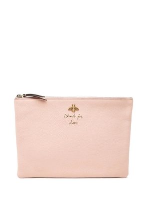 Gucci Pre-Owned 2000-2015 Calfskin Blind For Love clutch bag - Pink