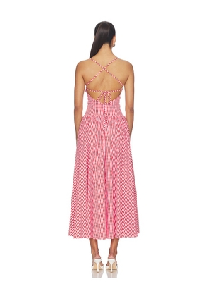 MAJORELLE Roma Dress in Red. Size XXS. Also in XS, S, M, L, XL.
