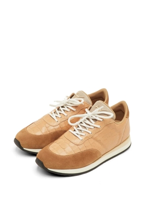 Giuseppe Zanotti Vintage Jimi croc-embossed sneakers - Neutrals