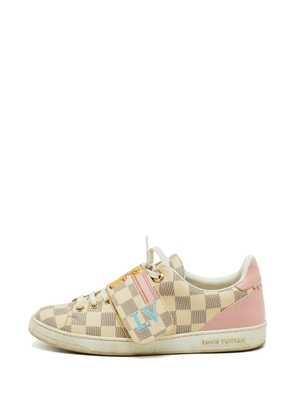 Louis Vuitton Pre-Owned Frontrow Damier Azur sneakers - Neutrals