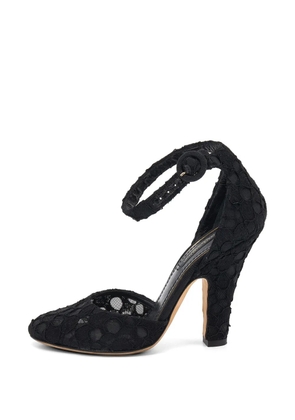Dolce & Gabbana Pre-Owned lace ankle-strap pumps - Black