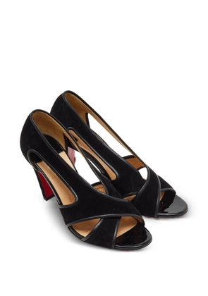 Christian Louboutin Pre-Owned Mamma Roma peep-toe pumps - Black
