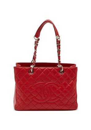 CHANEL Pre-Owned GST quilted tote bag - Red
