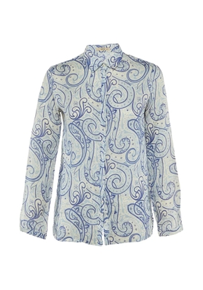 Etro Pre-Owned paisley-print shirt - White
