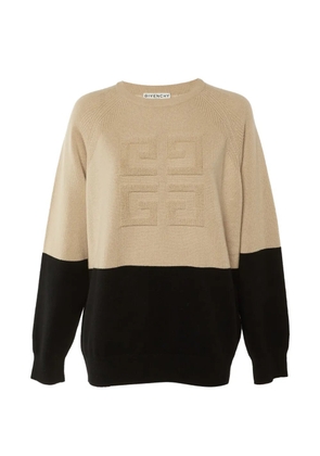Givenchy Pre-Owned logo-patterned sweater - Neutrals