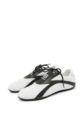 Balenciaga Pre-Owned quilted leather Zen low top sneakers - White