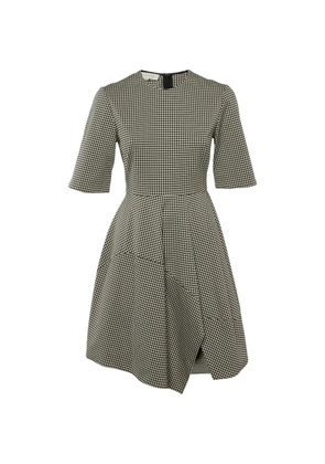 Stella McCartney Pre-Owned houndstooth midi dress - Neutrals