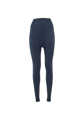 Max Mara logo jersey leggings - Blue