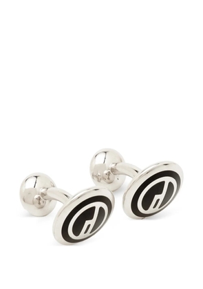 Dunhill logo-inlay cufflinks - Silver