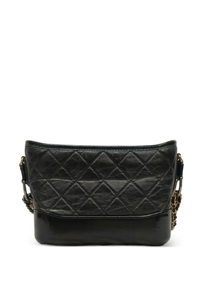 CHANEL Pre-Owned Gabrielle quilted shoulder bag - Black
