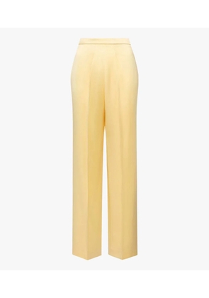 Another Tomorrow straight-leg trousers - Yellow