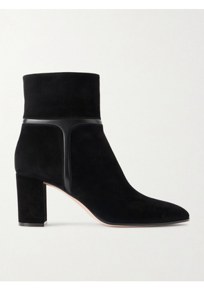 Gianvito Rossi - 70 Suede Leather Boots - Black - IT35,IT36,IT36.5,IT37,IT37.5,IT38,IT38.5,IT39,IT39.5,IT40,IT40.5,IT41,IT41.5,IT42