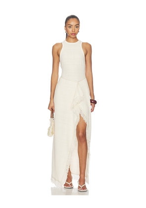Nanushka Rayen Dress in Ivory. Size XS. Also in S, M, L.
