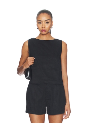 onia Boatneck Shell Top in Black. Size XS. Also in S, M, L, XL.