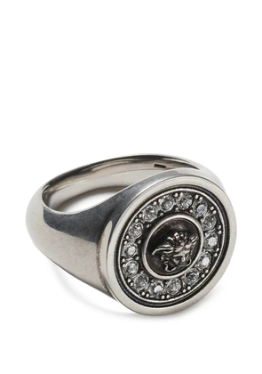 Versace Medusa crystal ring - Silver