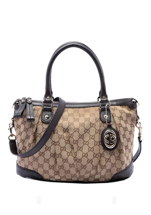 Gucci Pre-Owned 2016-2026 GG Canvas Sukey satchel - Neutrals