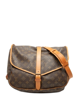 Louis Vuitton Pre-Owned 1990 Monogram Saumur 35 crossbody bag - Brown