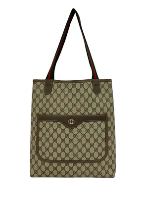 Gucci Pre-Owned 20th Century GG Supreme Web tote bag - Brown