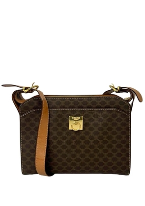 Celine Pre-Owned 1992 Macadam Coated Canvas crossbody bag - Brown