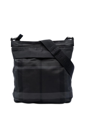 Burberry Pre-Owned 2000-2017 Smoke Check Nylon crossbody bag - Grey