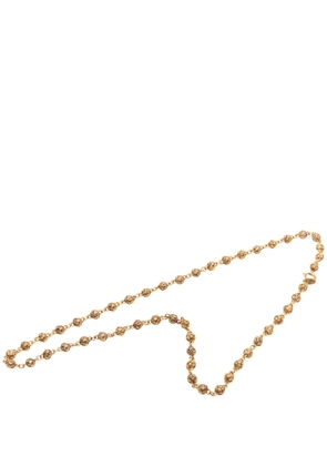 CHANEL Pre-Owned 1970-1980 Gold Plated Bead Strand Necklace costume necklace