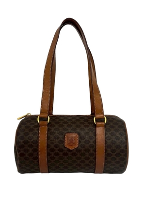 Celine Pre-Owned 1995 Macadam Coated Canvas shoulder bag - Brown