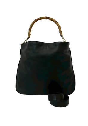 Gucci Pre-Owned 20th Century Calfskin Bamboo satchel - Black