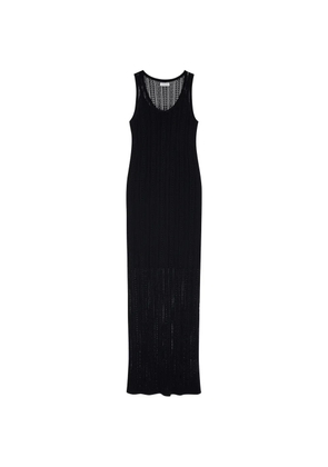 ANINE BING Arie long dress - black