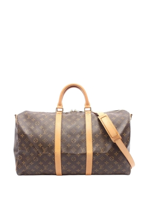 Louis Vuitton Pre-Owned 2002 Monogram Keepall Bandouliere 50 travel bag - Brown