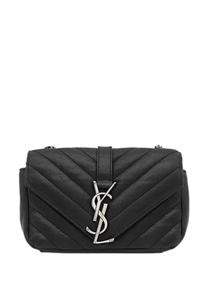 Saint Laurent Pre-Owned 2013-2026 Baby Sheepskin Chevron Classic Monogram Chain Bag crossbody bag - Black