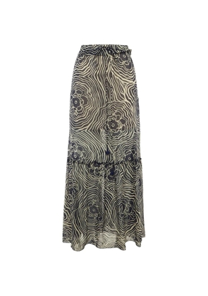 See by Chloé printed maxi skirt - Blue
