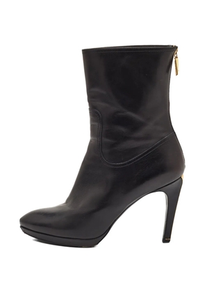 Louis Vuitton Pre-Owned leather mid-calf boots - Black