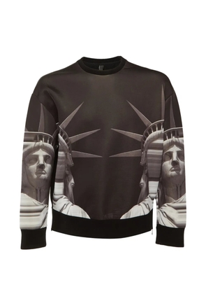 Neil Barrett Statue of Liberty graphic-print sweatshirt - Black