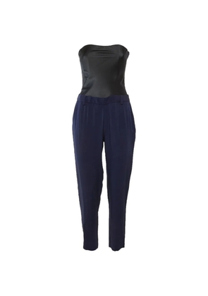 Maje strapless crepe jumpsuit - Blue