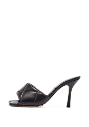 Bottega Veneta Pre-Owned Lido leather heeled sandals - Black