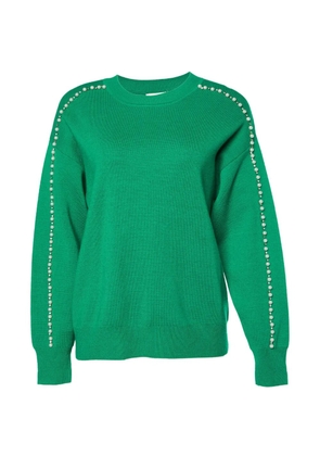 SANDRO embellished sweater - Green