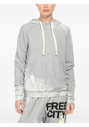 FreeCity bleached hooded knitwear - Grey
