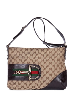Gucci Pre-Owned Horsebit cross body bag - Neutrals