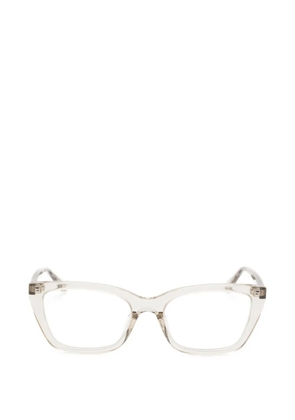 Saint Laurent Eyewear cat-eye frame glasses - White