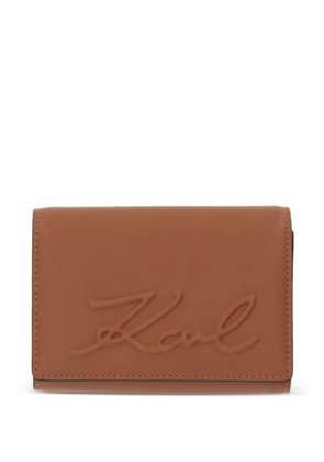 Karl Lagerfeld Karl Signature wallet - Brown
