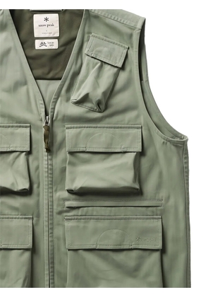 Snow Peak Takibi herringbone vest - Green
