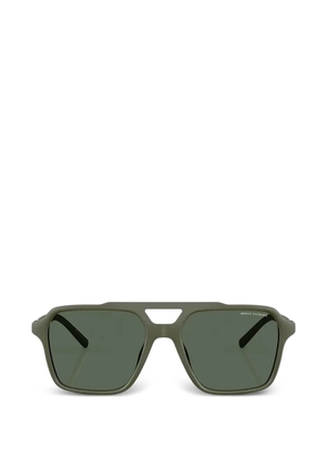 Armani Exchange double-bridge sunglasses - Green