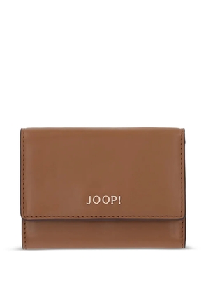 Joop! Dattilo Alida logo-plaque foldover wallet - Brown