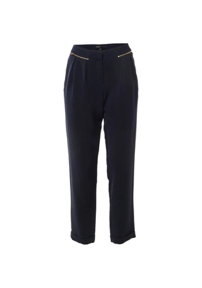 Maje Laurent pleated straight-leg trousers - Blue